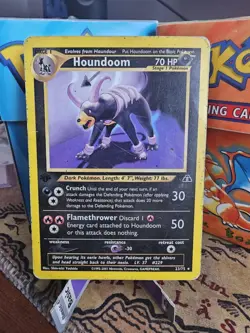 Houndoom Rare Pokemon Card Neo Discovery 23/75 HP - Image 1