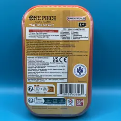 One Piece Trading Card Game Tin Pack Set Vol 2 Monkey D Luffy New Sealed - Image 2