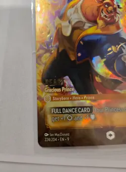 Beast gracious Prince Enchanted #224 Fabled Disney Lorcana - Image 5