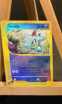Totodile - 134/165 - Pokemon Expedition Reverse Holo Rare Card LP+ - Image 1