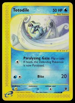 Pokemon Card - Totodile Expedition 135/165 Common Non Holo - Image 1