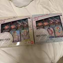 One Piece TCG: Illustration Box Volume 1 & 2 - Lot Of Two (One Of Each Vol.) - Image 1