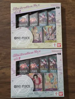 One Piece TCG: Illustration Box Volume 1 & 2 - Lot Of Two (One Of Each Vol.) - Image 1