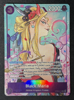 Black Maria (Illustration Box Vol.2) OP08-074 One Piece Promotion Cards Foil - Image 1