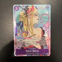 Black Maria (Illustration Box Vol.2) OP08-074 One Piece Promotion Cards Foil - Image 1