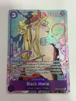 Black Maria (Illustration Box Vol.2) OP08-074 One Piece Promotion Cards Foil - Image 1