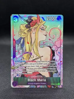 Black Maria (Illustration Box Vol.2) OP08-074 One Piece Promotion Cards Foil NM - Image 1