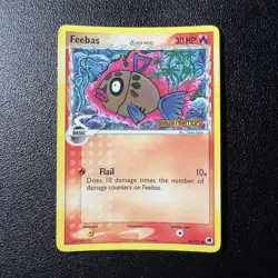 Pokemon Card Feebas 49/101 Stamped Reverse Holo Ex Dragon Frontiers PTCG - Image 1