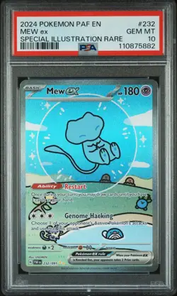 PSA 10 Pokemon PAF En-Paldean Fates SIR Bubble Mew 232/091 English - Image 1