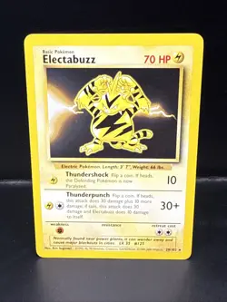 Pokemon Electabuzz 20/102 Base Set Regular - Image 1