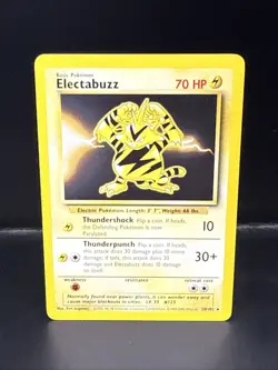 Pokemon Electabuzz 20/102 Base Set Regular - Image 3