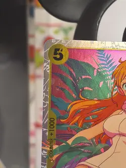 One Piece Nami OP08-106 Two Legends Full Art Foil One Piece TCG Double Sleeved - Image 5