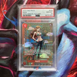 PSA 10 GEM MINT Nami SP OP01-016 OP05 Awakening of the New Era One Piece TCG - Image 1