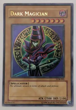 Dark Magician LOB-005 The Legend of Blue Eyes White Dragon Unlimited - Image 1