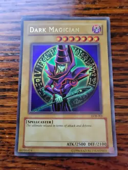 Dark Magician LOB-005 The Legend of Blue Eyes White Dragon Unlimited - Image 1