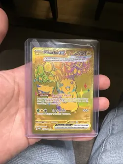 Pokemon TCG Prismatic Evolutions-Pikachu EX Hyper Rare Gold Card. Mint 179/131 - Image 3