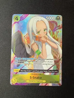 S-Snake (Alt Art) OP13-114 R Carrying on His Will - ONE PIECE Card Game ENGLISH - Image 1