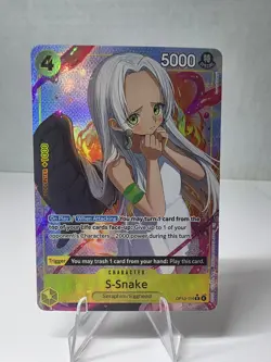 S-Snake (Alt Art) OP13-114 R Carrying on His Will - ONE PIECE Card Game ENGLISH - Image 1
