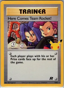 Here Comes Team Rocket! 15/82 Celebrations: Classic - Pokemon Card - NM - Image 1