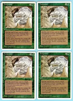 Fungusaur x4 4x 1995 MTG Core Set 4th Edition PLAYSET Green Creature SP - NM AZ3 - Image 1