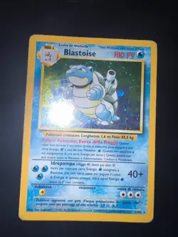 Carta Pokemon Blastoise 2/102 Set Base Holo PLAYED Ita - Image 2