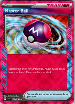 Pokemon - Master Ball 153/162 Ace Spec - Scarlet & Violet Temporal Forces - Image 1
