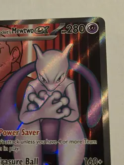 Team Rocket's Mewtwo ex 213/182 Sv10: Destined Rivals Full Art Holo Pokemon TCG - Image 2