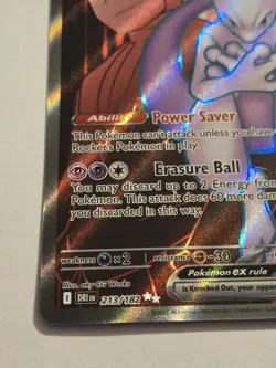 Team Rocket's Mewtwo ex 213/182 Sv10: Destined Rivals Full Art Holo Pokemon TCG - Image 4