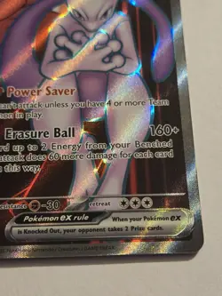 Team Rocket's Mewtwo ex 213/182 Sv10: Destined Rivals Full Art Holo Pokemon TCG - Image 5