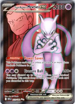 Team Rocket's Mewtwo ex - 213/182 SV10: Destined Rivals Pokemon TCG NM - Image 1