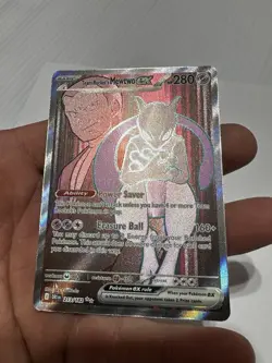 🚀 Team Rocket's Mewtwo ex 213/182 Sv10: Destined Rivals Pokemon TCG Holo NM/M - Image 2