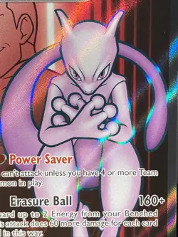Team Rocket's Mewtwo ex 213/182 Pokemon TCG Sv10 Destined Rivals Ultra Rare Holo - Image 2