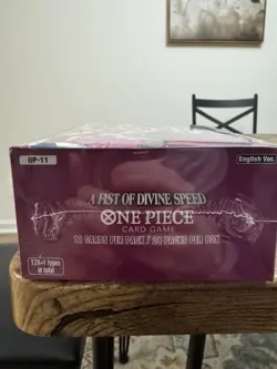 One Piece Card Game [OP-11] A Fist of Divine Speed English Sealed Booster Box - Image 3