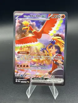 Pokemon TCG Ethan's Ho-Oh EX Sir 230/182 Destined Rivals - Image 1