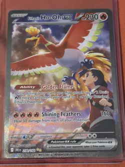 Pokemon TCG Ethan's Ho-Oh EX Sir 230/182 Destined Rivals Mint/Nm Condition - Image 3