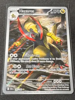 Haxorus 147/086 Pokemon SV11B: Black Bolt Illustration Rare 2025 TCG NEAR MINT - Image 1