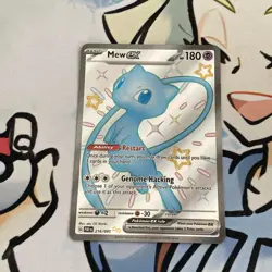 Pokemon TCG - Mew ex Paldean Fates 216/091 Shiny Ultra Rare Full Art - Image 1