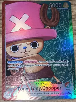 Tony Tony Chopper Alt Art Leader OP08-001 Two Legends English One Piece CCG - Image 1