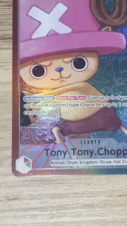 Tony Tony Chopper Alt Art Leader OP08-001 Two Legends English One Piece CCG - Image 2