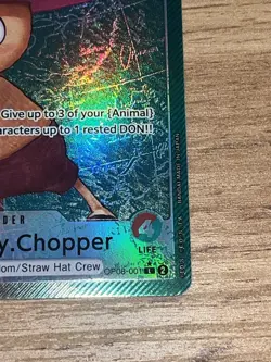 Tony Tony Chopper Alt Art Leader OP08-001 Two Legends English One Piece CCG - Image 5