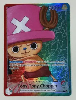 Tony Tony Chopper Alt Art Leader OP08-001 Two Legends English One Piece CCG - Image 1