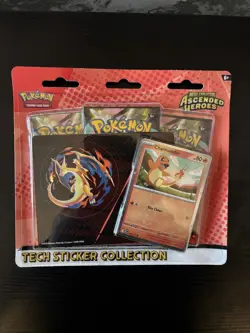 Pokemon TCG Mega Evolution Ascended Heroes - Tech Sticker Collection Charmander - Image 1