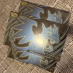 LOT OF 3 Pokemon TCG Mega CHARIZARD X ex Ultra Premium Collection Costco Box NEW - Image 2