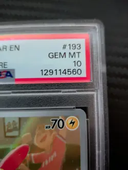 Plusle Paradox Rift Holo Illustration Rare Pokemon TCG Card 193/182 PSA 10 - Image 3