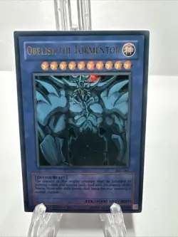 Obelisk the Tormentor GBI-002 Ultra Rare LP Yu-Gi-Oh! Card Blue Back - Image 1