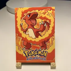 Pokemon Topps 1999 TV Animation Episode Card E5 Charmeleon 05 Blue Logo Non Holo - Image 1