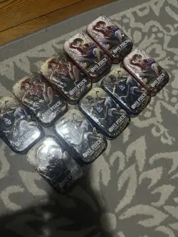 One Piece Card Game Mini-Tin Pack Set Vol.2 LOT OF 10 IN HAND SHIPS TODAY - Image 1