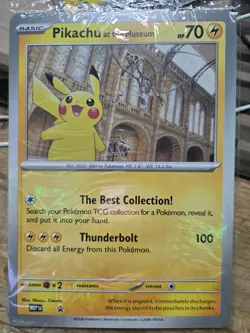 Brand New Sealed - Pokemon TCG Pikachu At The Museum Promo Card - Image 1