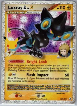 Luxray GL LV.X 109/111 Celebrations: Classic Collection - Pokemon Card - NM - Image 1