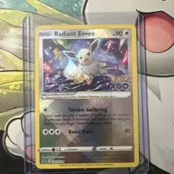 2022 Pokemon GO Radiant Eevee Black Star Promo BSP #SWSH230 - Image 1